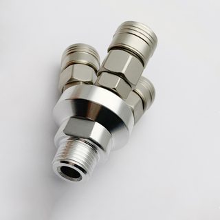 Japan type male one touch quick coupler manifolds SMY